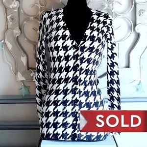 ☆SOLD☆ ALLOY - Houndstooth Cardigan - Medium
